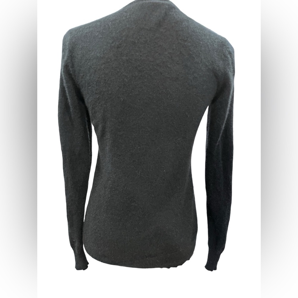 Ann Taylor Cashmere V-Neck Sweater Black Size Small - Picture 6 of 7